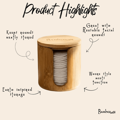 Bamboo Facial Rounds Holder - Bamboo Switch