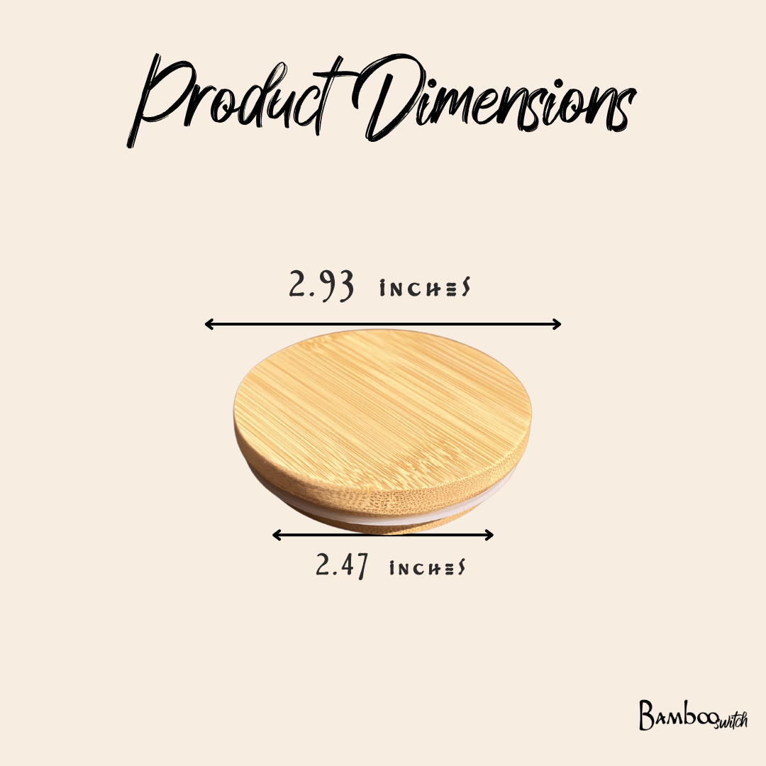 Bamboo Glass Jar Lid | Fits Specially Selected Creme Brulee Dessert - Bamboo Switch
