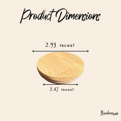 Bamboo Glass Jar Lid | Fits Specially Selected Creme Brulee Dessert - Bamboo Switch