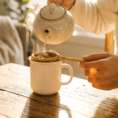 Bamboo Hand Woven Tea Strainer - Bamboo Switch