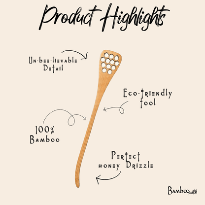 Bamboo Honey Dipper Spoon - Bamboo Switch