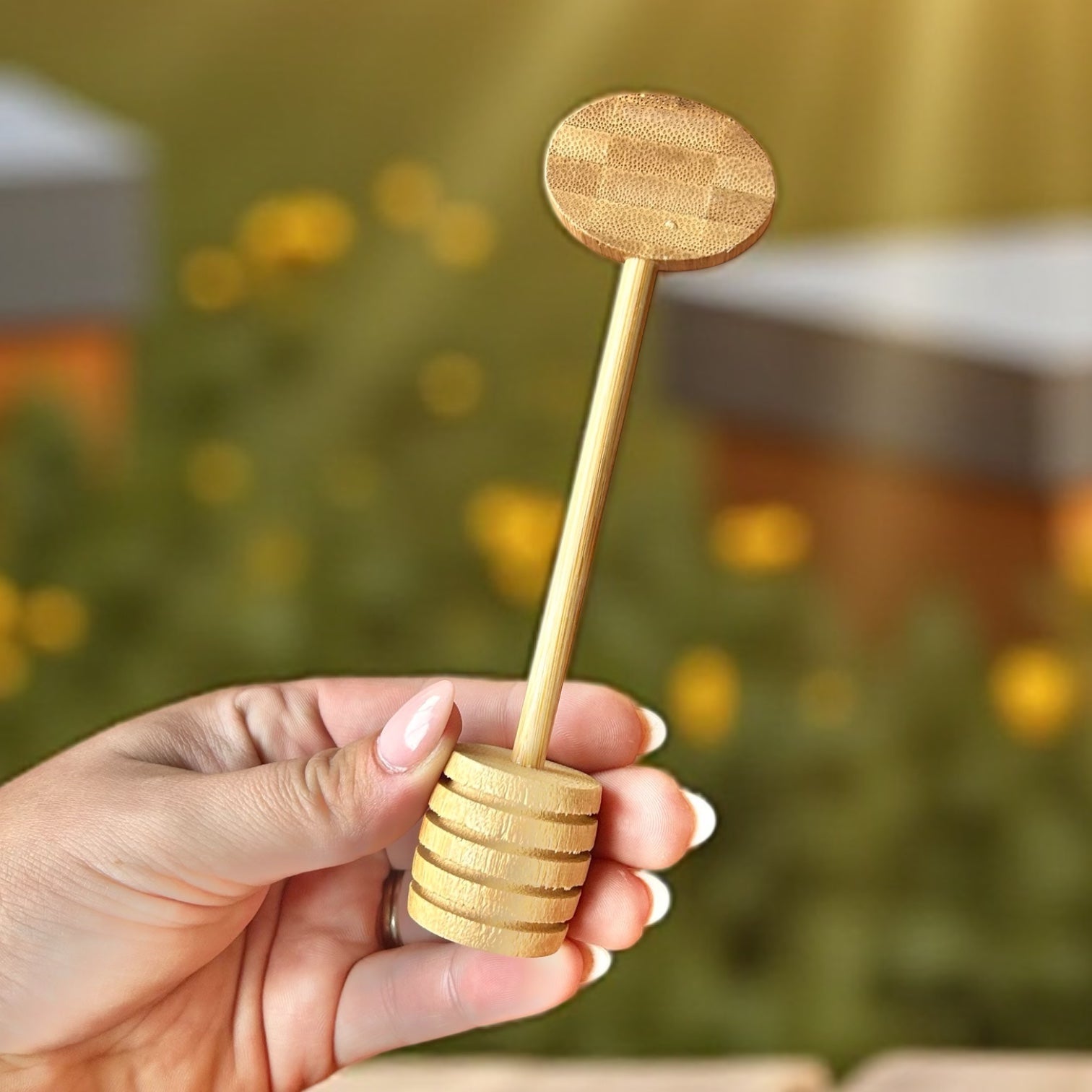 Bamboo Honey Dipper Wand - Bamboo Switch