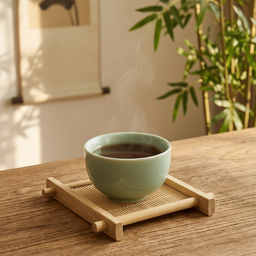 Bamboo Japanese Tea Coaster | Bamboo Switch
