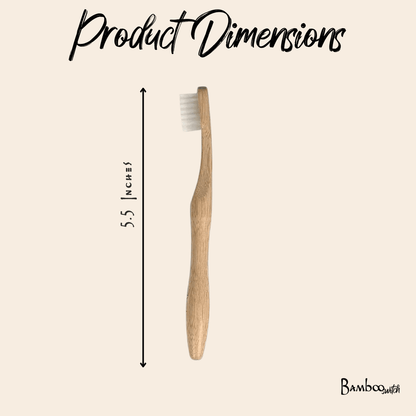 Bamboo Kids Toothbrush | Compostable Bristle - Bamboo Switch