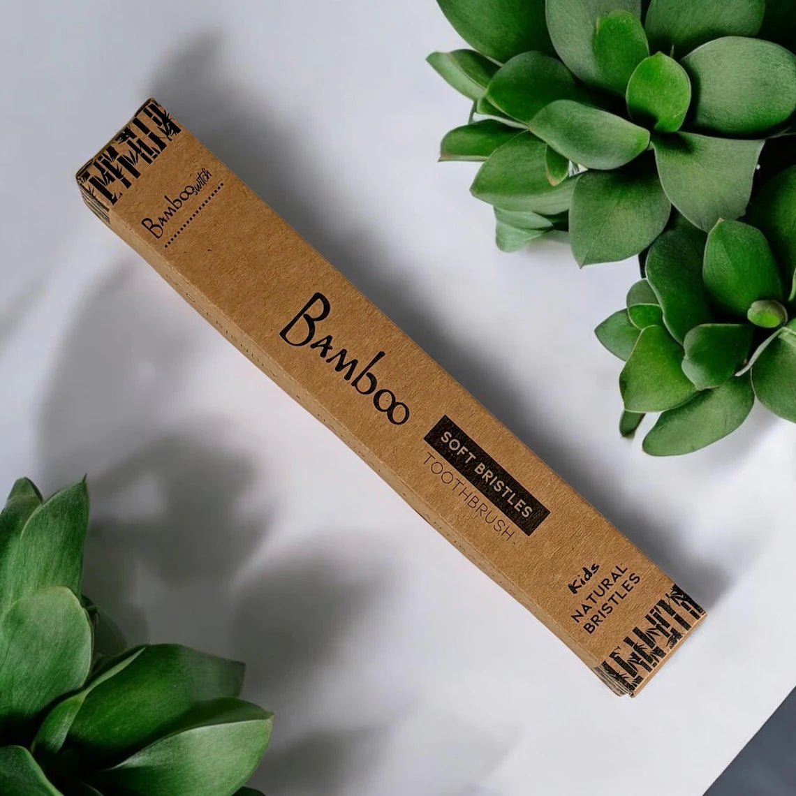 Bamboo Kids Toothbrush | Compostable Bristle - Bamboo Switch