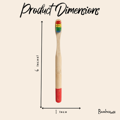 Bamboo Kids Toothbrush | Round Handle - Bamboo Switch