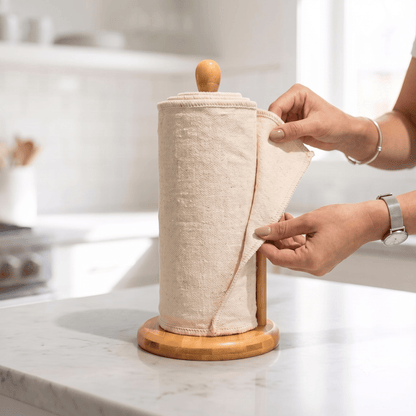 Bamboo Kitchen Paper Towel Holder - Bamboo Switch