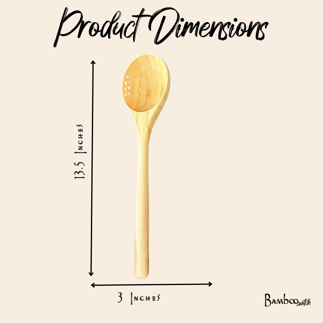 Bamboo Ladle | Straining Spoon - Bamboo Switch