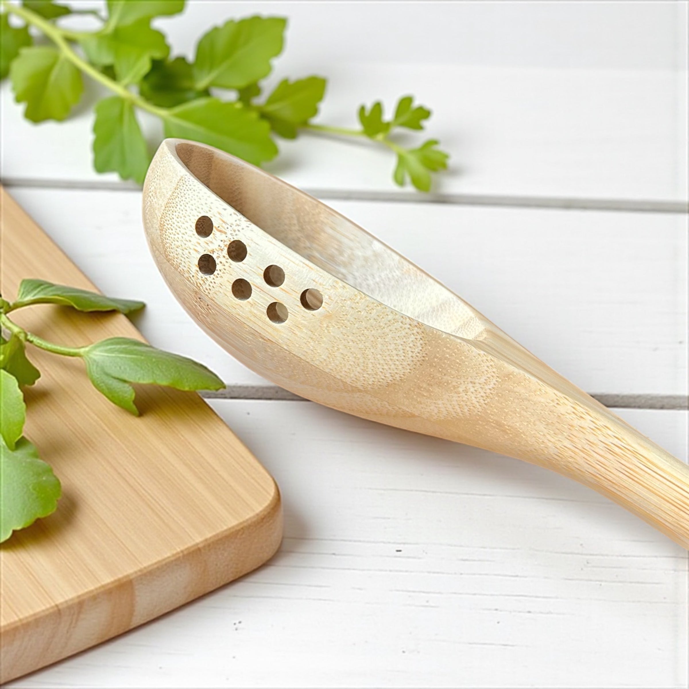 Bamboo Ladle | Straining Spoon - Bamboo Switch
