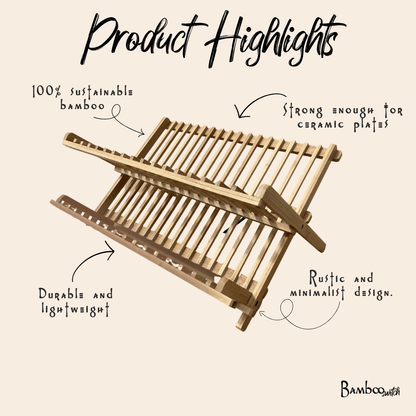 Bamboo Large Drying Rack - Bamboo Switch