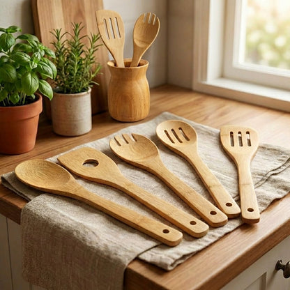 Bamboo Long Spoon / Spatula - Bamboo Switch