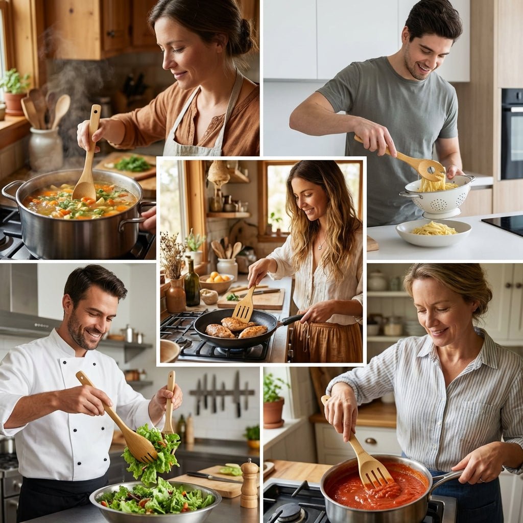 Bamboo Long Spoon / Spatula - Bamboo Switch