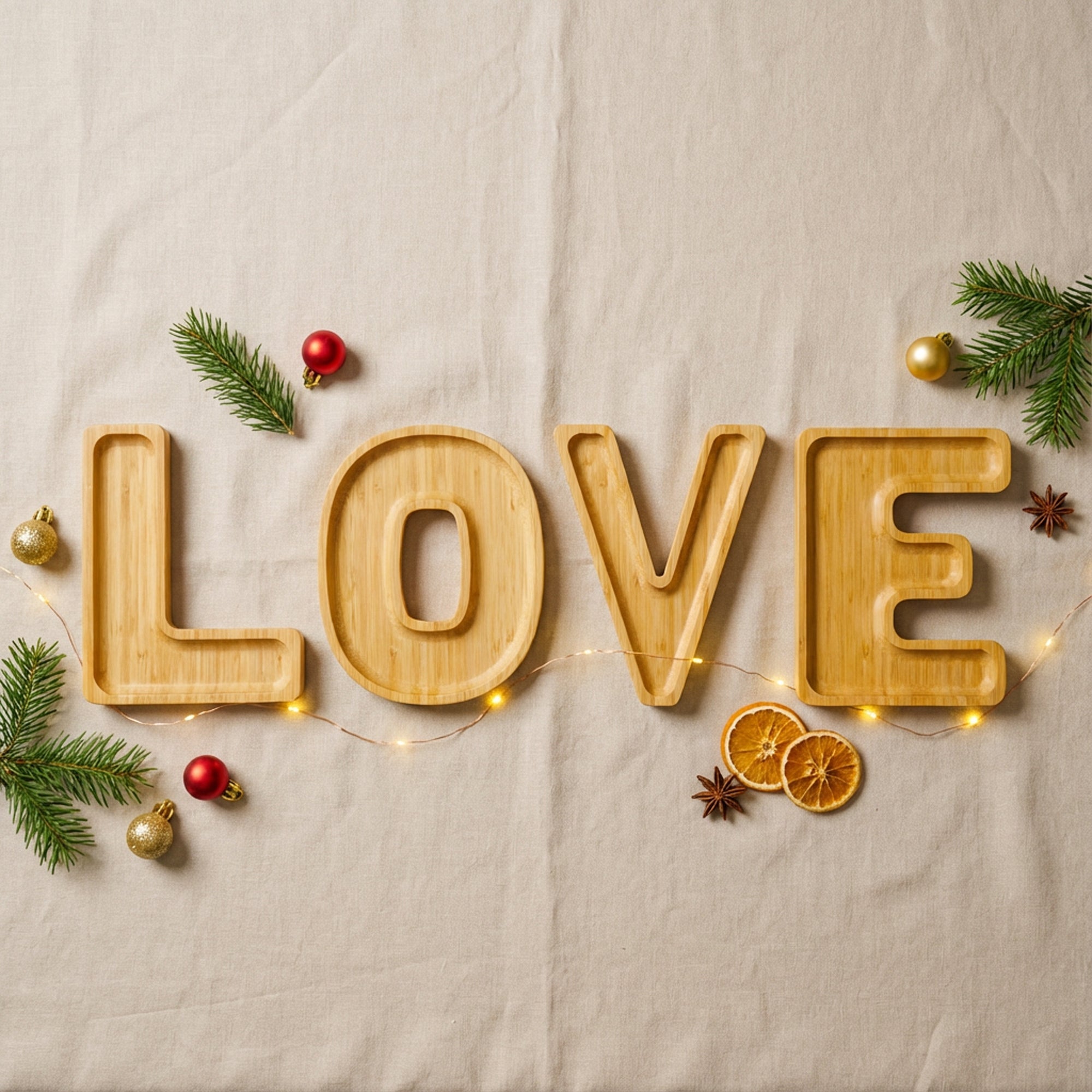 Bamboo L.O.V.E. Charcuterie Trays - Bamboo Switch