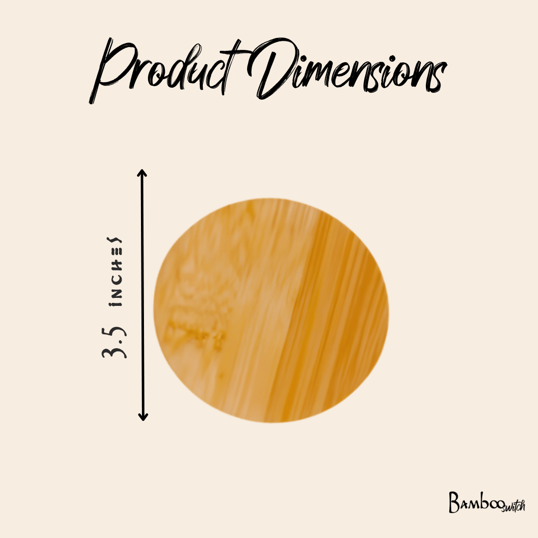 Bamboo Mason Jar Lids - Bamboo Switch
