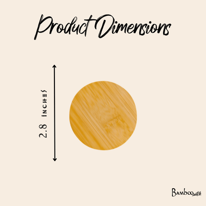 Bamboo Mason Jar Lids - Bamboo Switch