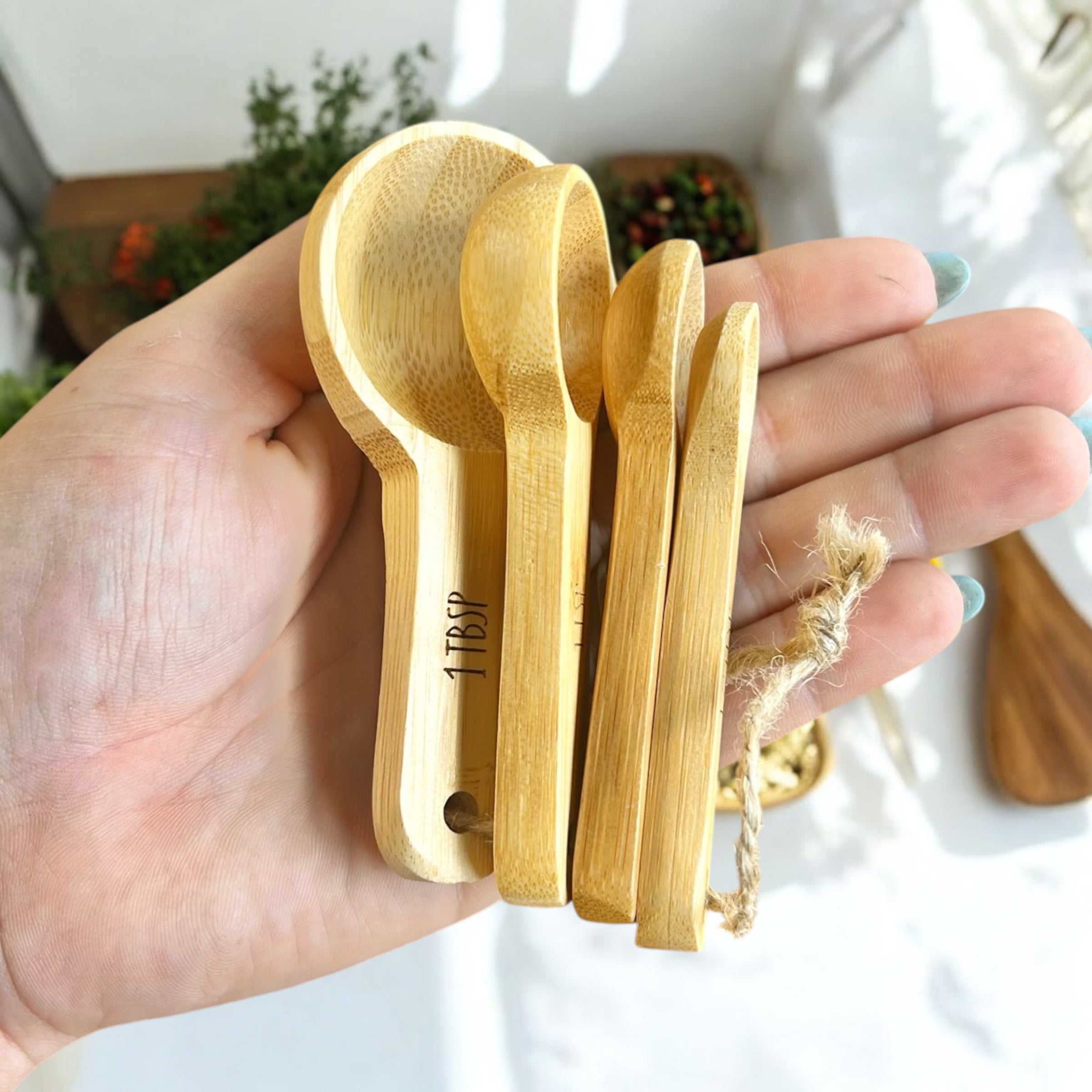 Bamboo Measuring Spoons Set - Bamboo Switch