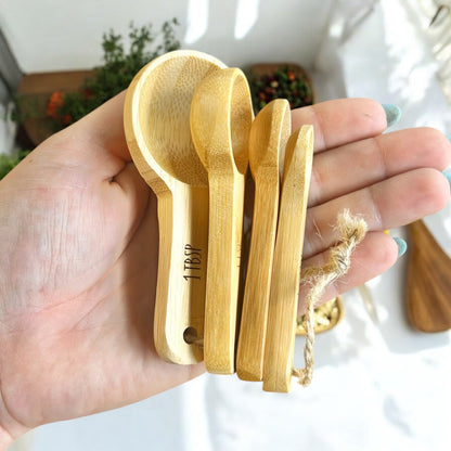 Bamboo Measuring Spoons Set - Bamboo Switch