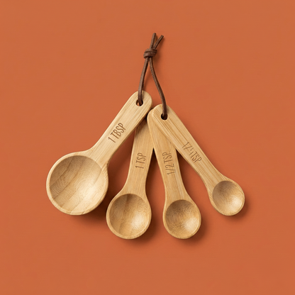Bamboo Measuring Spoons Set - Bamboo Switch