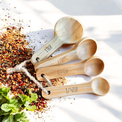 Bamboo Measuring Spoons Set - Bamboo Switch