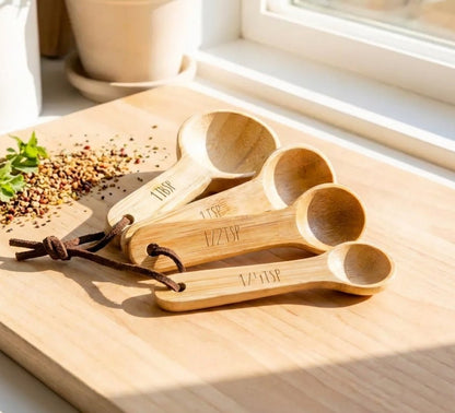 Bamboo Measuring Spoons Set - Bamboo Switch