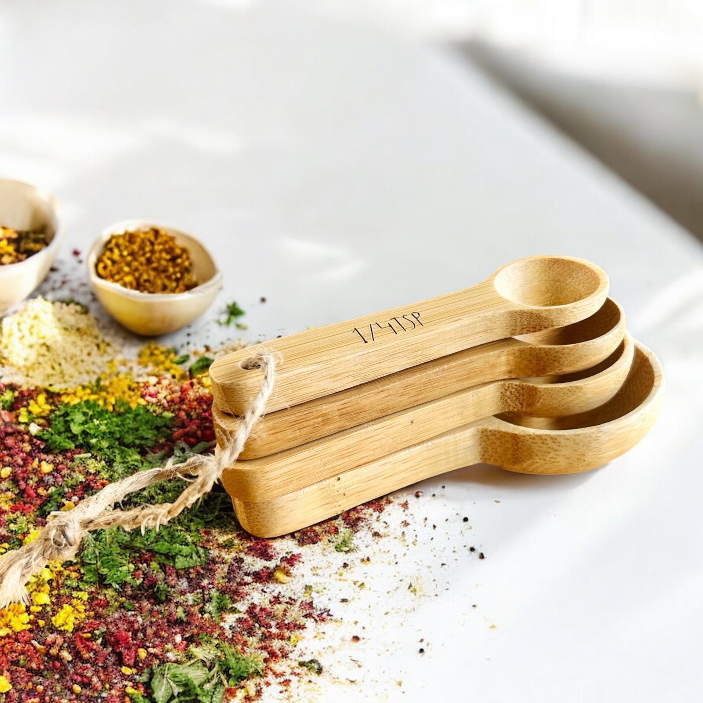 Bamboo Measuring Spoons Set - Bamboo Switch