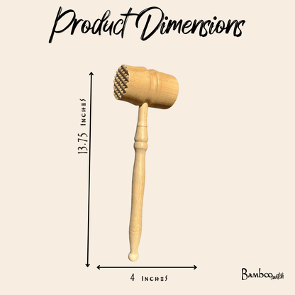 Bamboo Meat Hammer/Tenderizer - Bamboo Switch