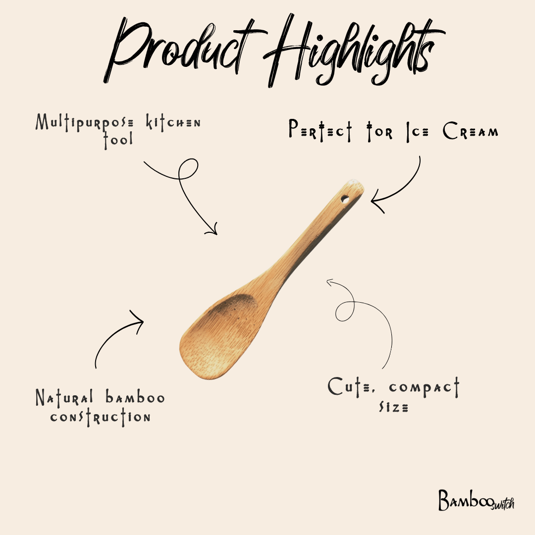 Bamboo Mini Spoon | Square - Bamboo Switch