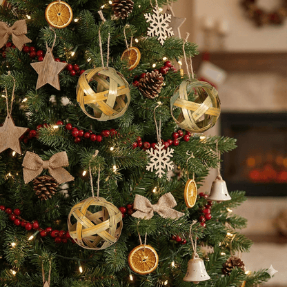 Bamboo Ornament | Handwoven | Decorative Ball - Bamboo Switch