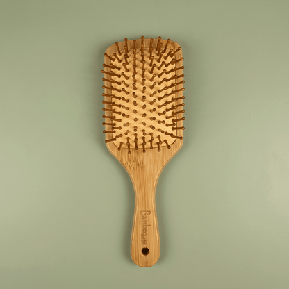 Bamboo Paddle Hair Brush | Classic Handle - Bamboo Switch