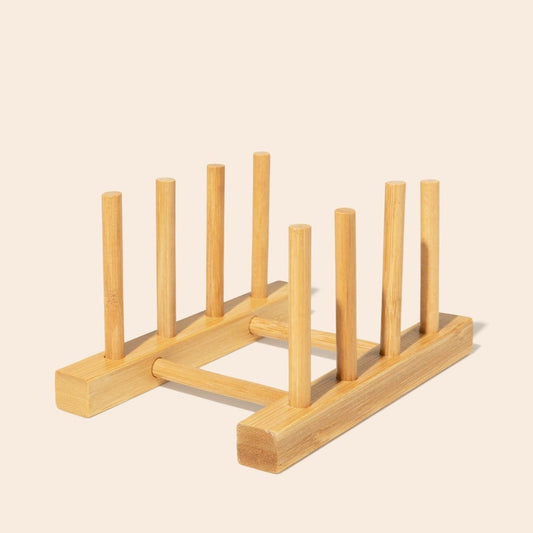 sustainable, zero waste, earth-friendly, plastic-free Bamboo Pegged Drying Rack | 4 Peg - Bamboo Switch