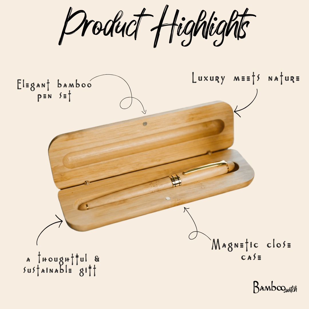Bamboo Pen in Case - Bamboo Switch