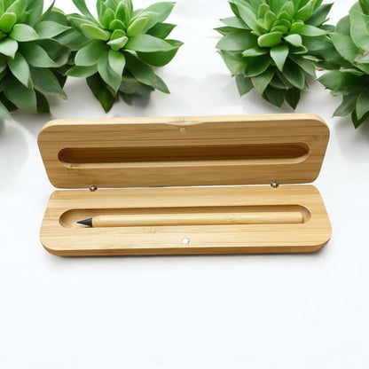 Bamboo Never Ending Pencil on Desk