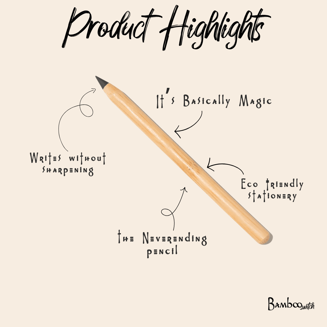 Bamboo Pencil | Never Ending - Bamboo Switch