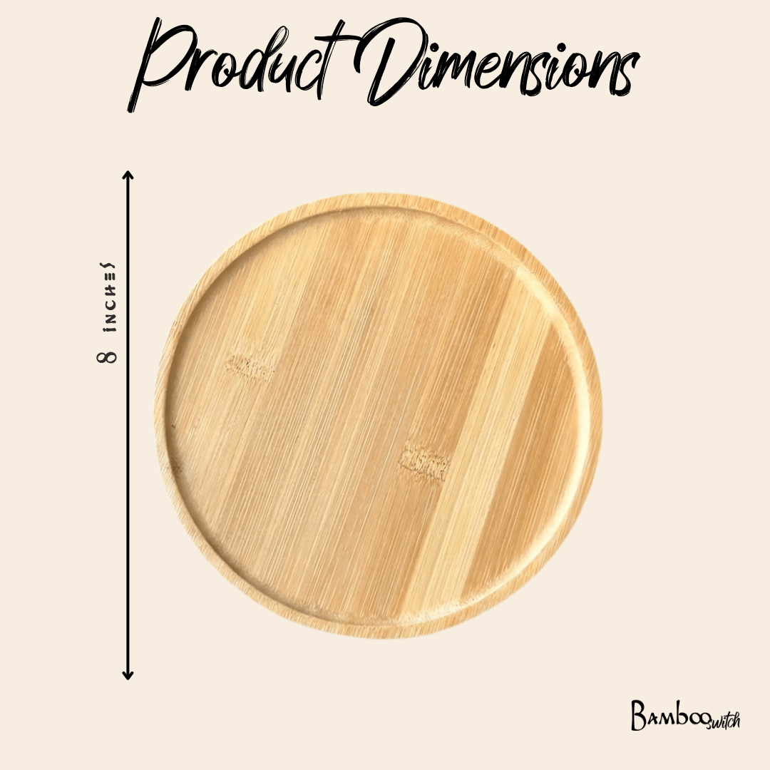 Bamboo Plate | Round - Bamboo Switch