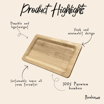Bamboo Plate | Snack - Bamboo Switch