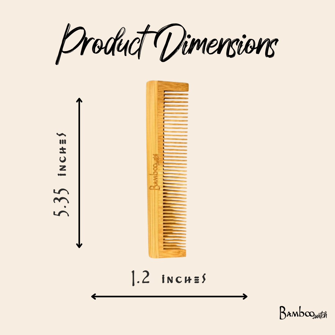 Bamboo Pocket Comb - Bamboo Switch