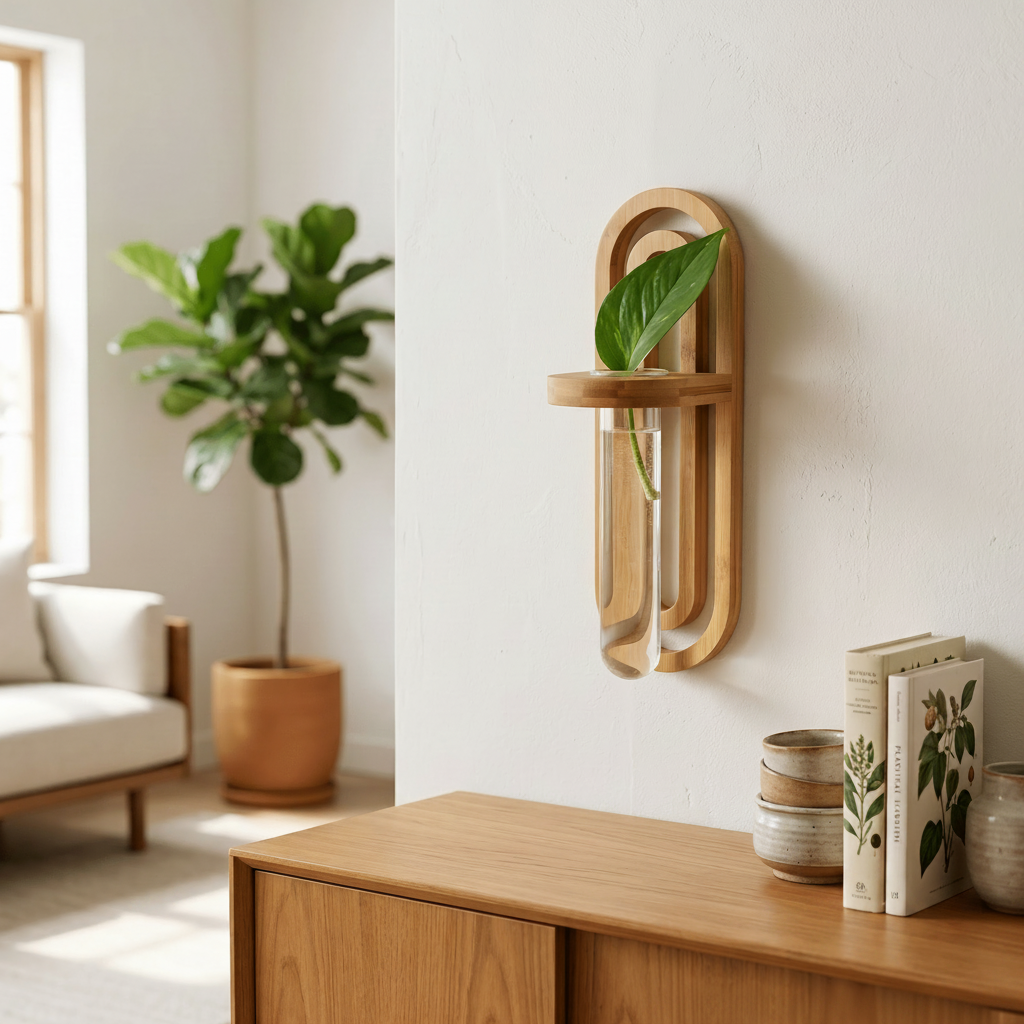 Bamboo Propagation Planter | Wall Vase - Bamboo Switch