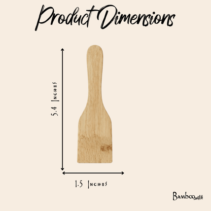 Bamboo Raclette Grill Spatula - Bamboo Switch