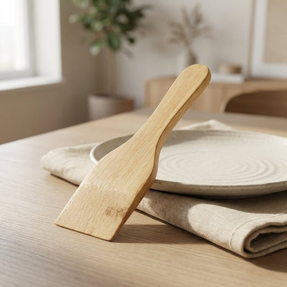 Bamboo Raclette Grill Spatula - Bamboo Switch
