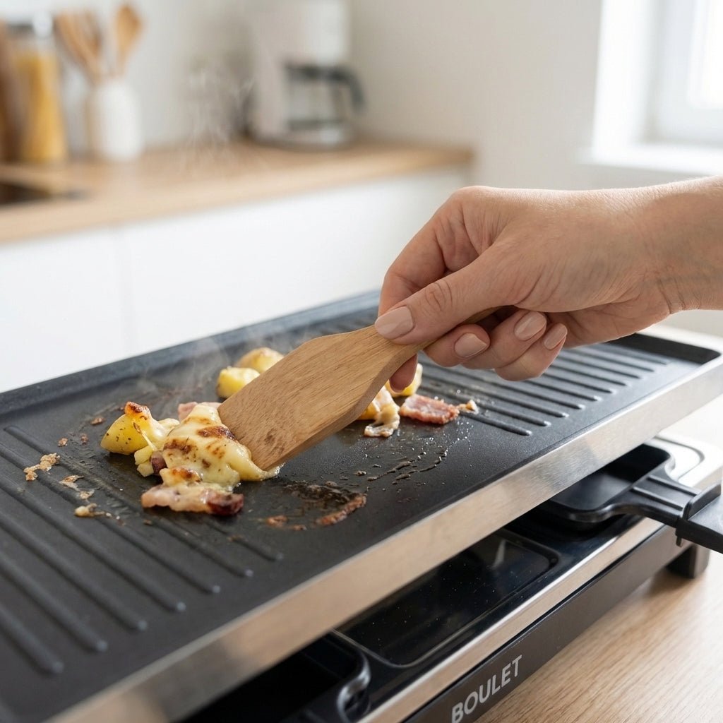 Bamboo Raclette Grill Spatula - Bamboo Switch