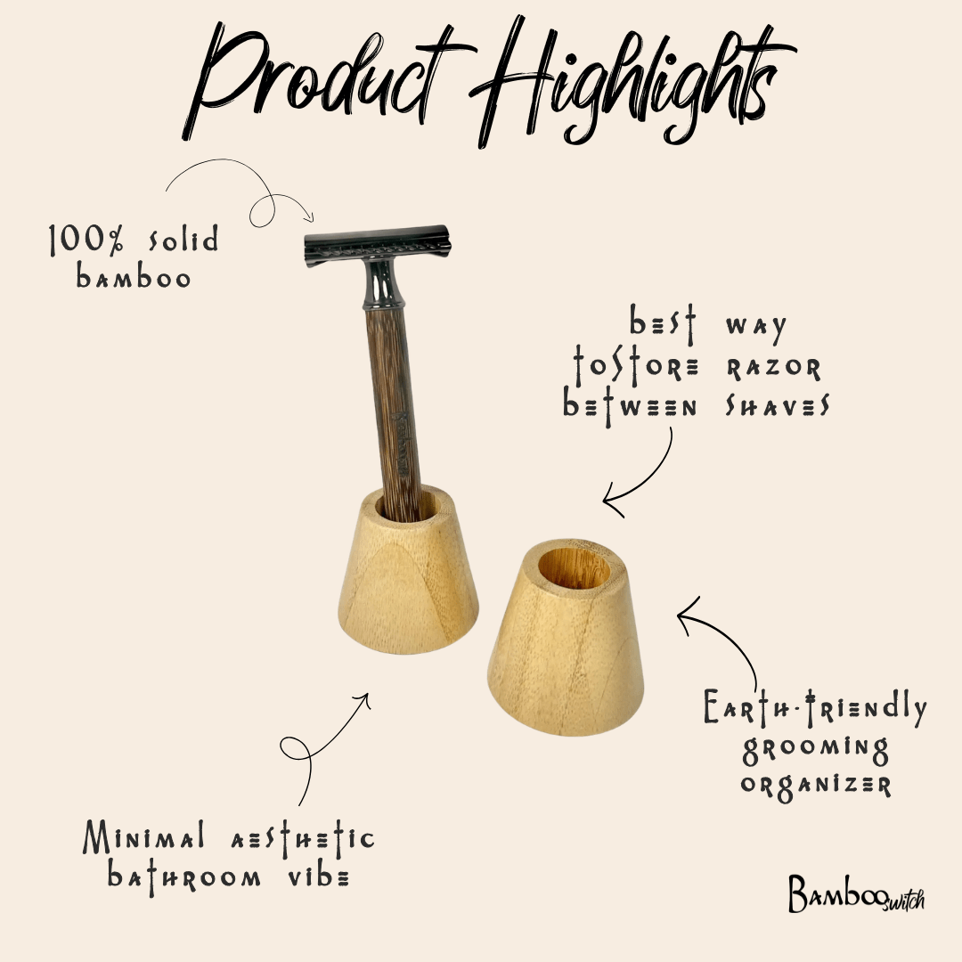Bamboo Razor Holder - Bamboo Switch