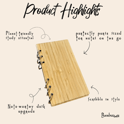 Bamboo Ringed Notebook - Bamboo Switch