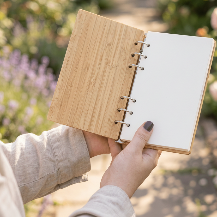 Bamboo Ringed Notebook - Bamboo Switch