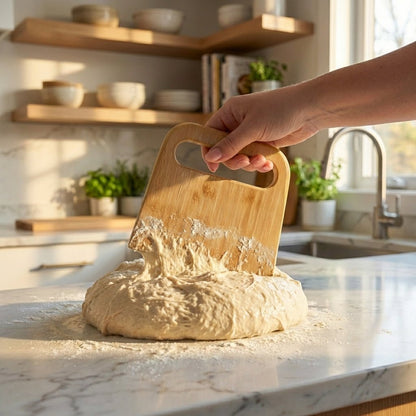 Bamboo Rolling Pin and Dough Scraper - Bamboo Switch
