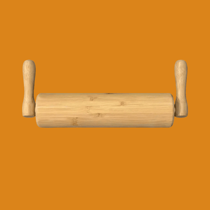 Bamboo Rolling Pin agains a contrasting background | Bamboo Switch