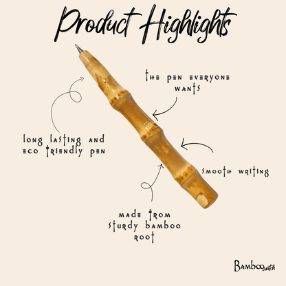 Bamboo Root Pen - Bamboo Switch