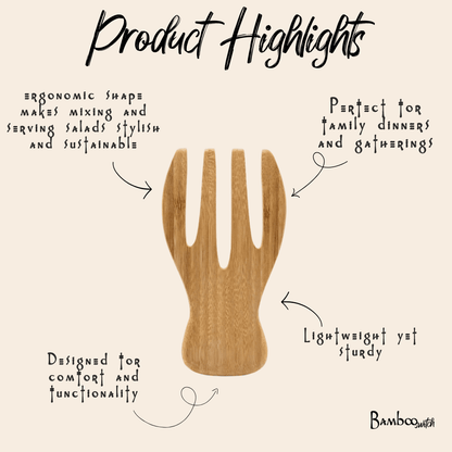 Bamboo Salad Hands | Set of 2 - Bamboo Switch