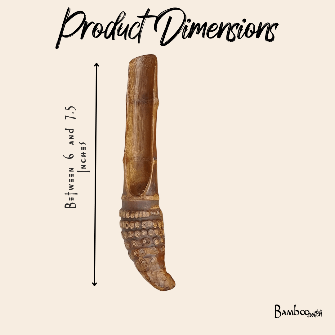 Bamboo Scoop | Cone Root Handle - Bamboo Switch
