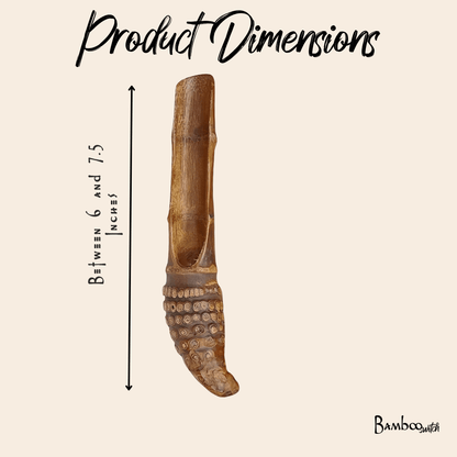 Bamboo Scoop | Cone Root Handle - Bamboo Switch