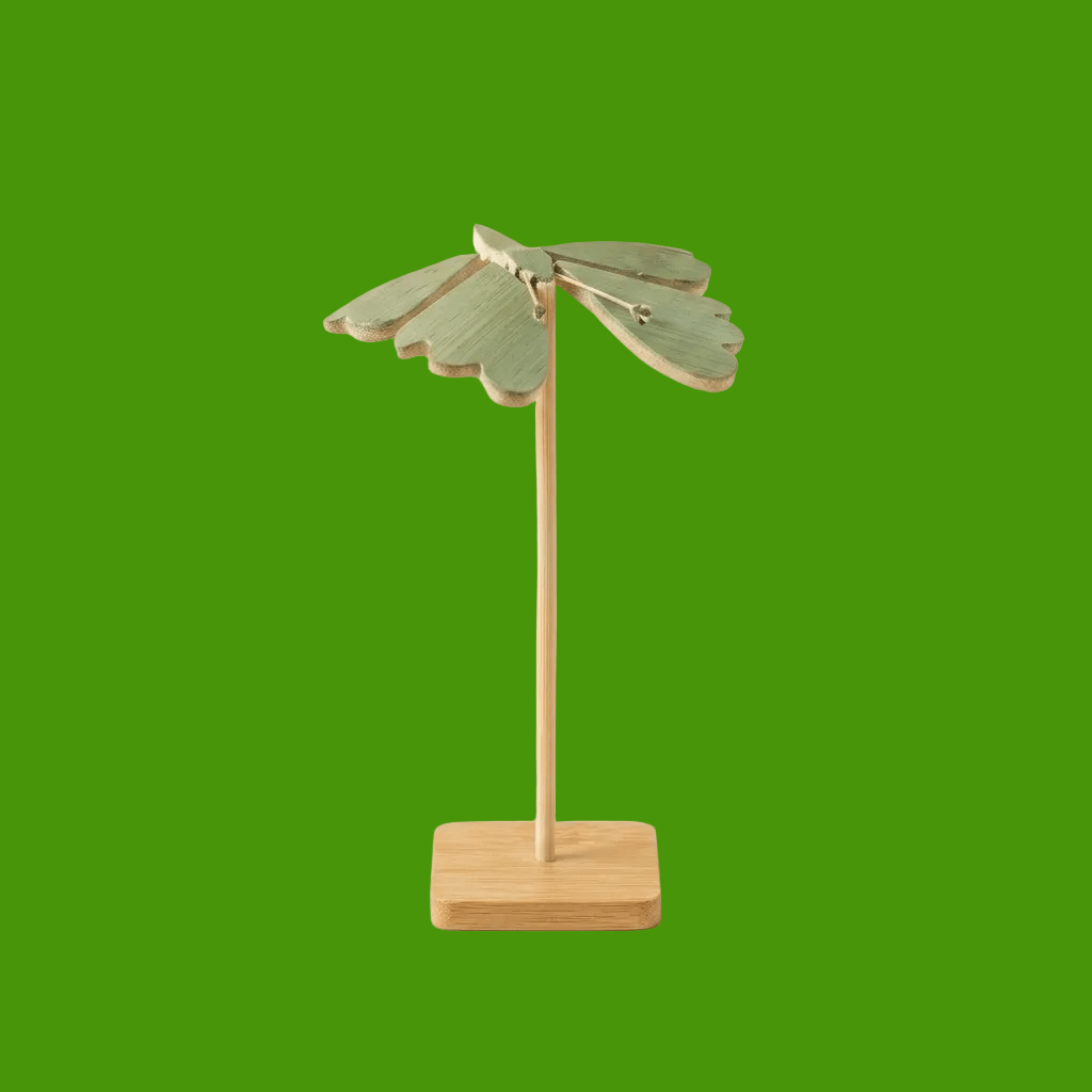 product highlight of a self balancing bamboo butterfly | Bamboo Switch